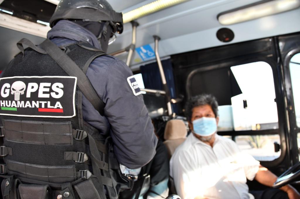 Implementa Dirección de Seguridad Pública de Huamantla operativo 'Transporte Seguro'